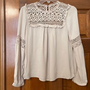 Blu Pepper lace top.